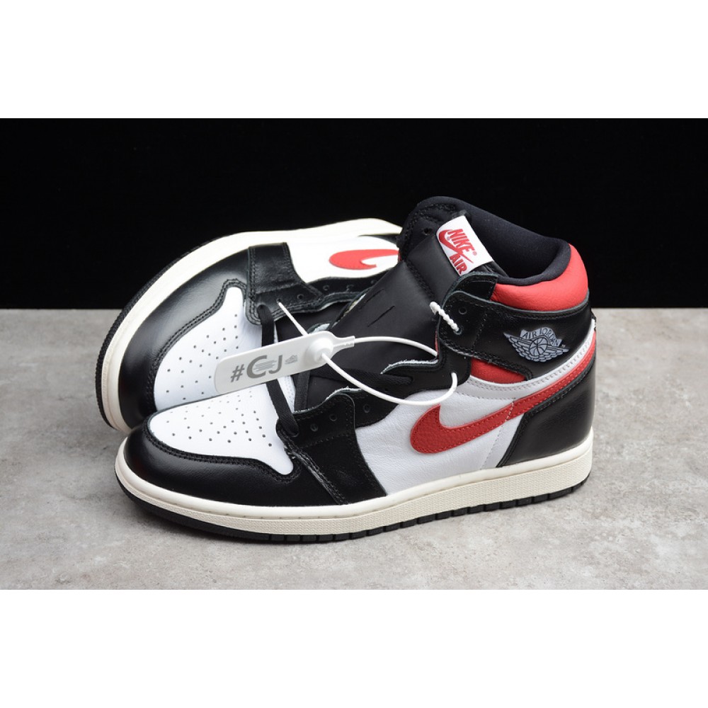 Jordan 1 Retro High Black Gym Red Men