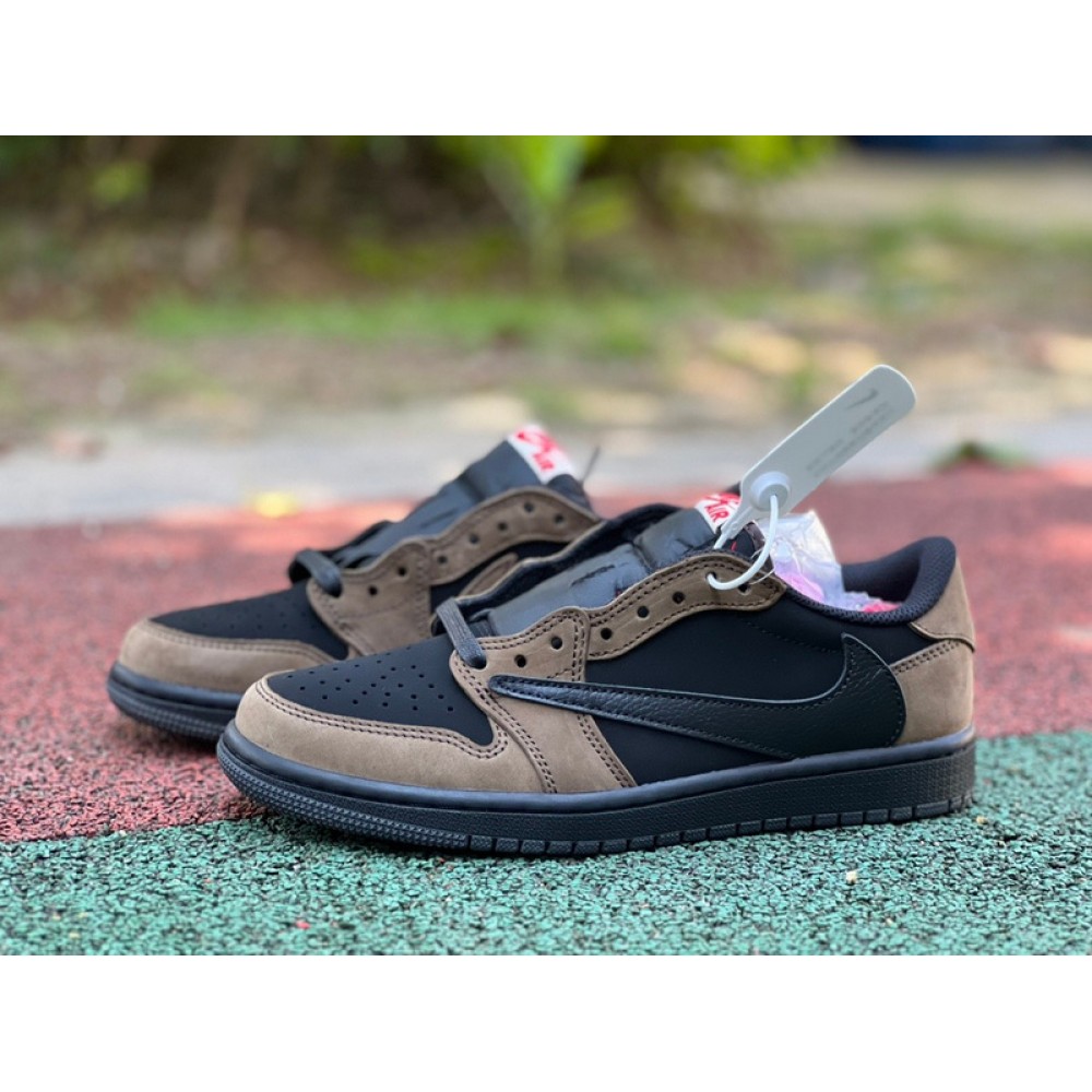 Jordan 1 Retro Low OG SP Travis Scott Mocha Men''s CQ4277-001