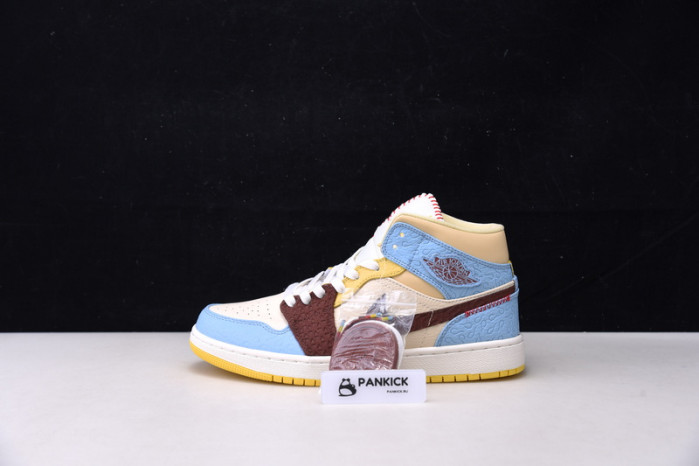 Jordan 1 Mid SE Fearless Maison Chateau Rouge CU2803-200