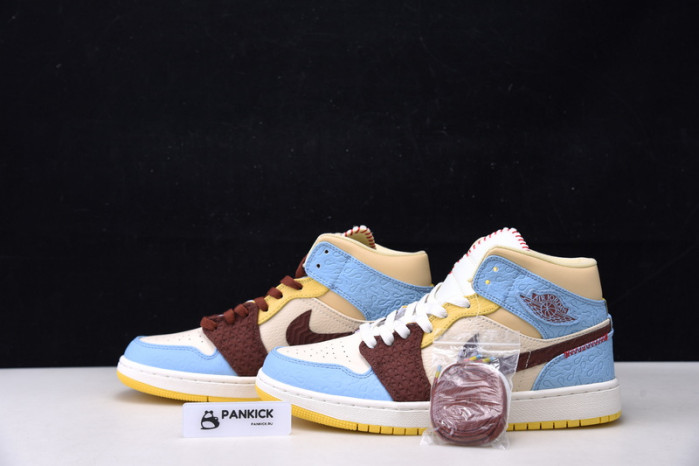 Jordan 1 Mid SE Fearless Maison Chateau Rouge CU2803-200