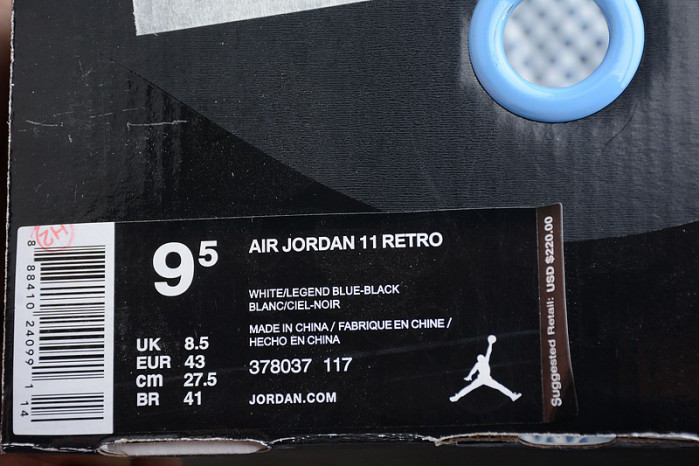 Jordan 11 Retro Legend Blue (2014) 378037-117