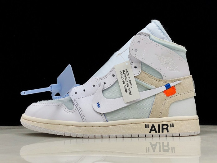 OH AIR JORDAN 1 RETRO HIGH WHITE AQ0818-100