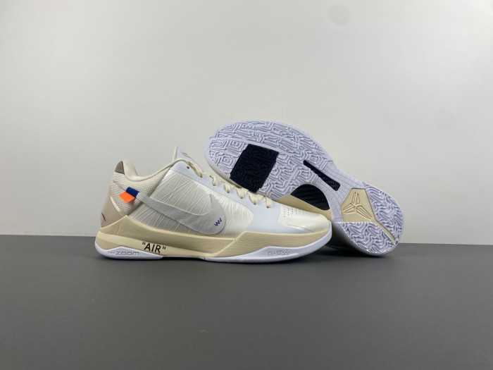 Nike Kobe 5 Protro Undefeated Rice White DB4796-101