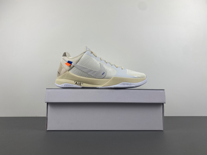 Nike Kobe 5 Protro Undefeated Rice White DB4796-101