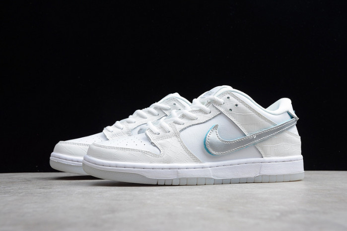 nike sb dunk low diamond S*pply co white diamond bv1310-100