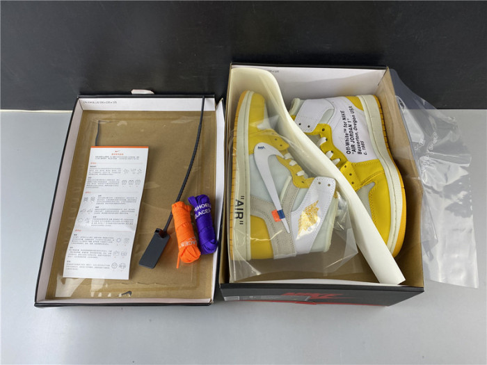 OH X Air Jordan 1 Yellow (AQ0818-149)