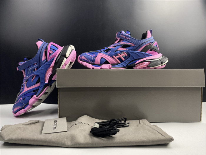 BLEN SNEAKER TESS.S.GOMMA 4.0 BLUE PINK 570391 W2GN7 10011
