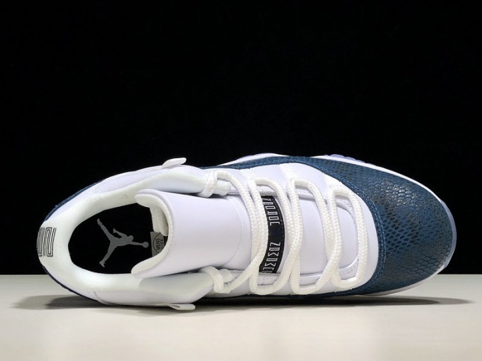 Jordan 11 Retro Low Snake Navy (2019)-CD6846-102