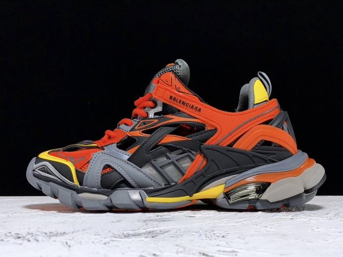 BLEN SNEAKER TESS.S.GOMMA 4.0 ORANGE BLACK 568614W2GN37560